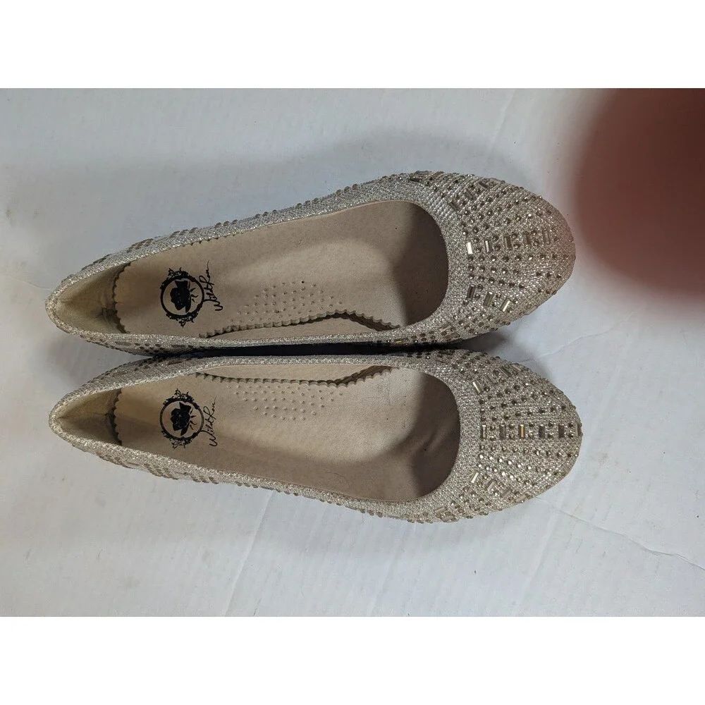 Flats sparkle bling size 8 flats - Picture 2 of 11